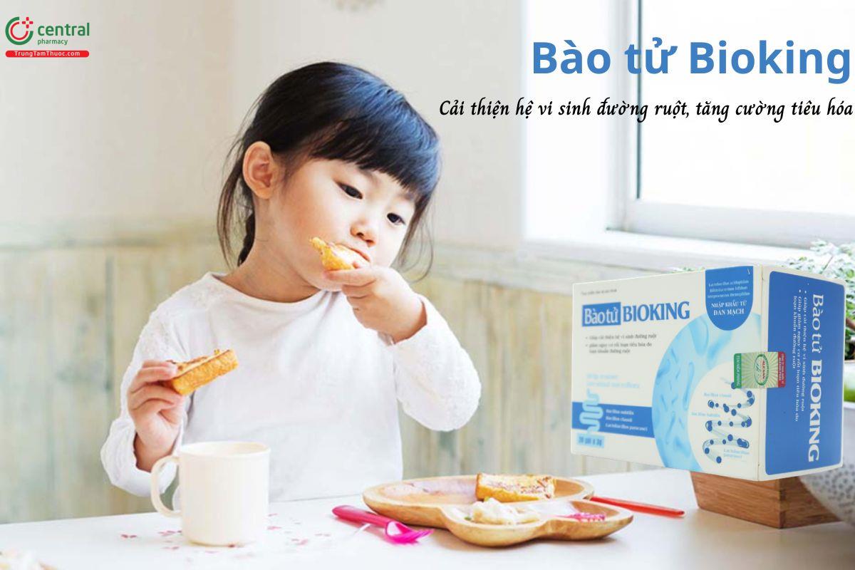 Bào tử Bioking - Cải thiện cân bằng hệ vi sinh đường ruột, giúp ăn ngon
