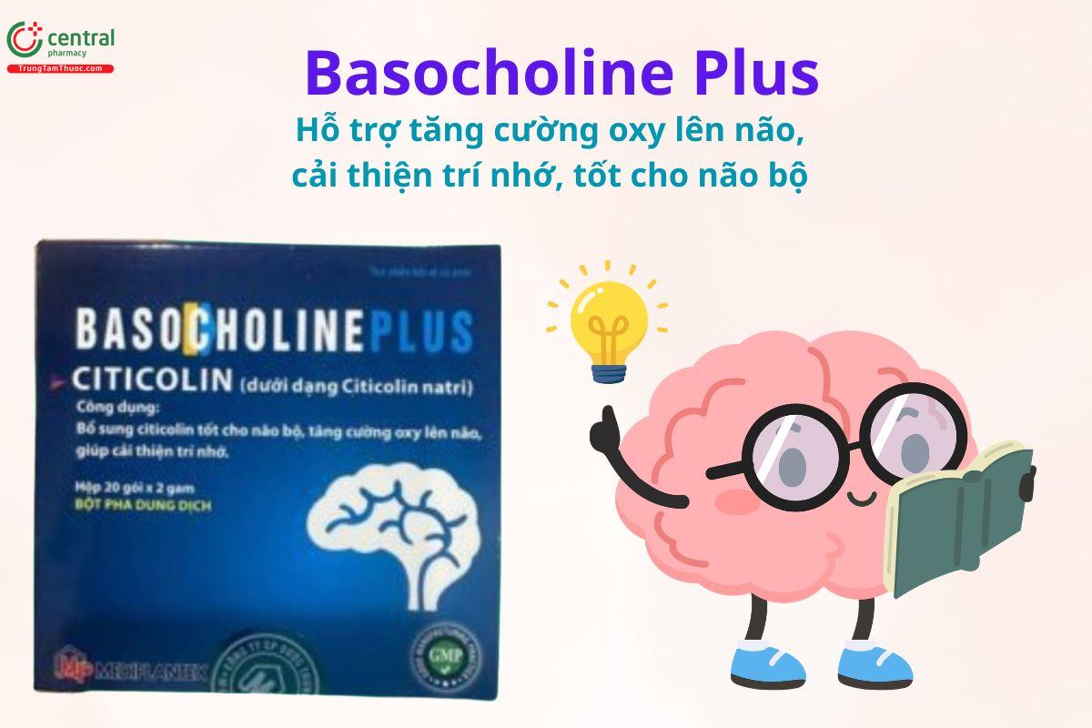 Basocholine Plus hỗ trợ tăng oxy lên não, cải thiện trí nhớ