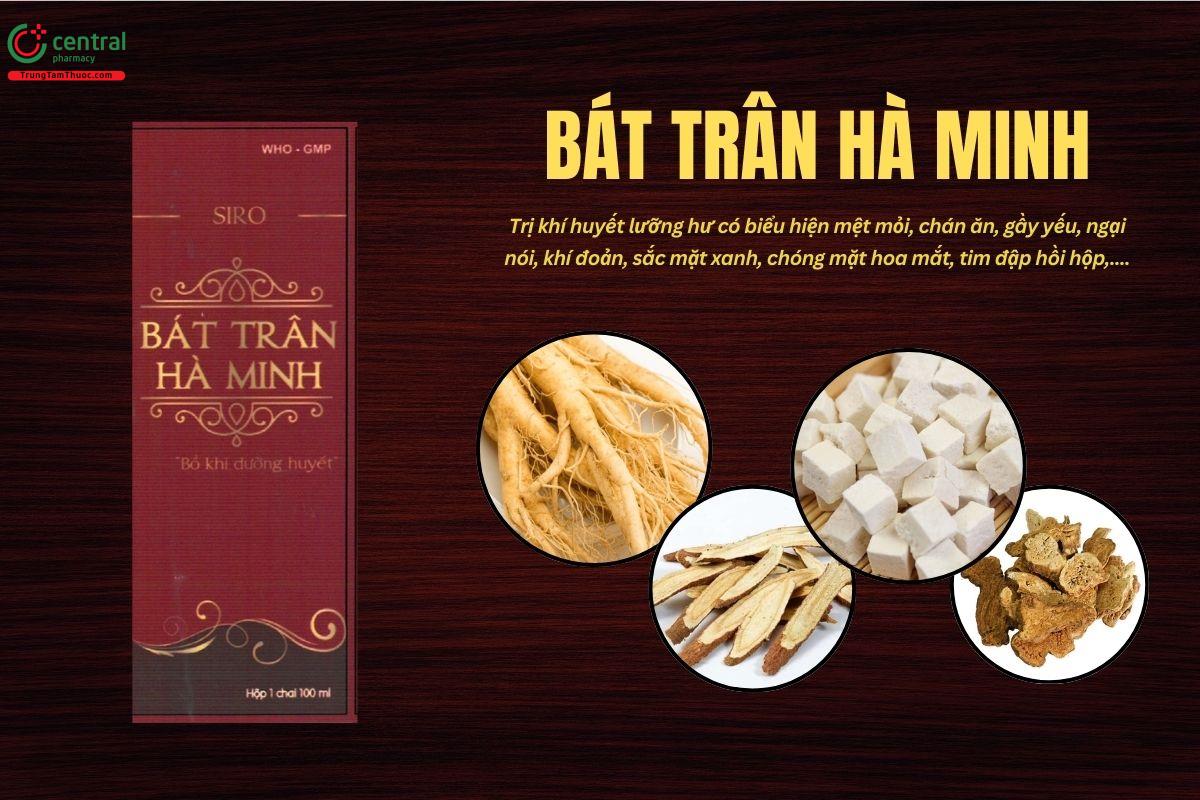Siro Bát Trân Hà Minh dưỡng huyết, giảm gầy ốm, tăng cường sức khỏe