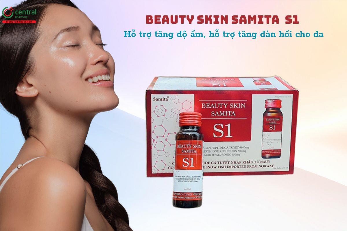 Beauty Skin Samita S1 bổ sung Collagen, Glutathion giúp làm đẹp da