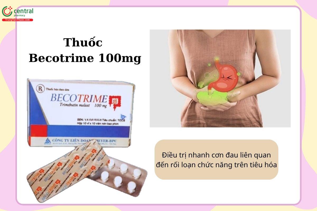Chỉ định của thuốc Becotrime 100mg
