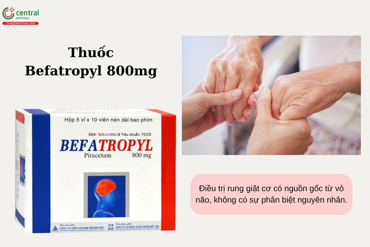 Chỉ định của thuốc Befatropyl 800mg