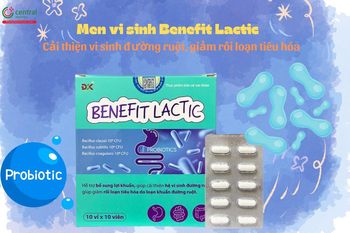 Benefit Lactic - Bổ sung lợi khuẩn, giảm rối loạn tiêu hóa