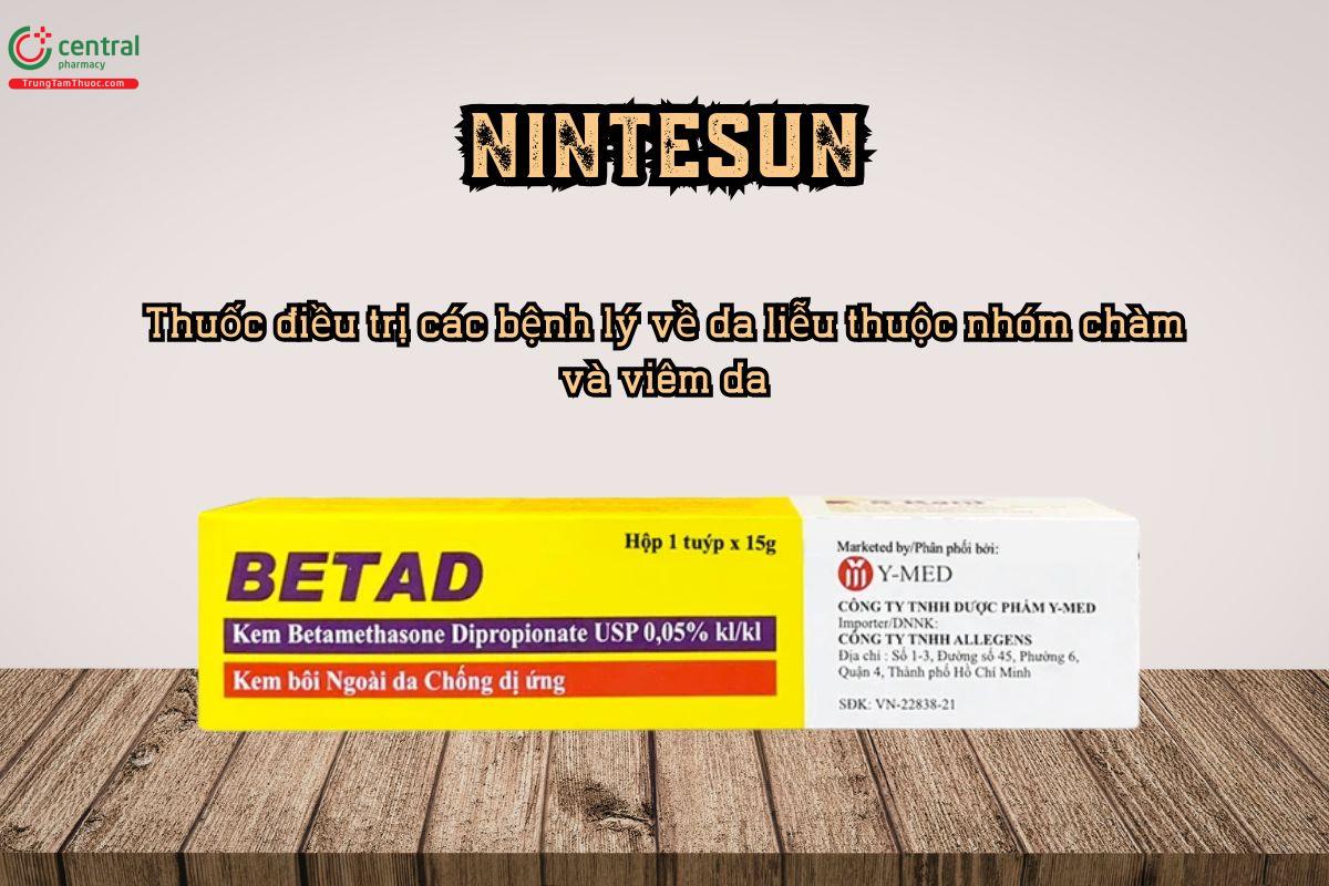 Thuốc Betad điều trị các bệnh lý về da liễu thuộc nhóm chàm và viêm da 