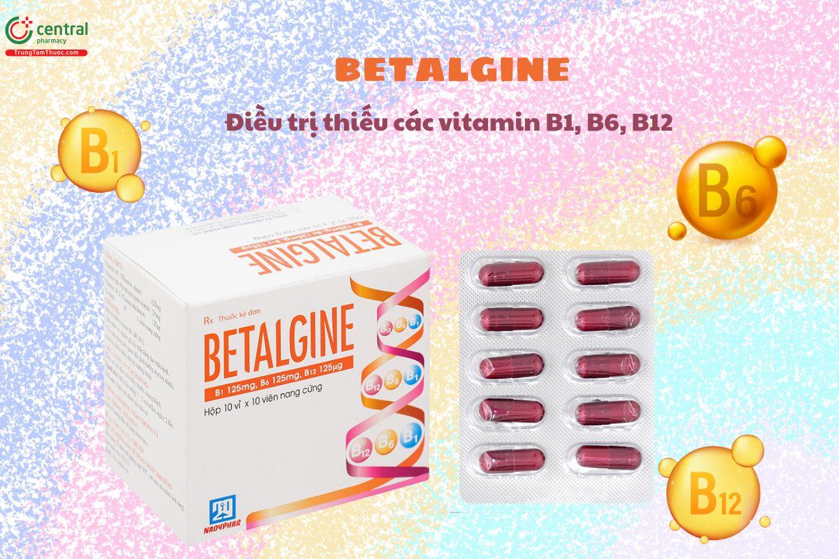 Thuốc Betalgine - Điều trị thiếu hụt vitamin B1, B6, B12