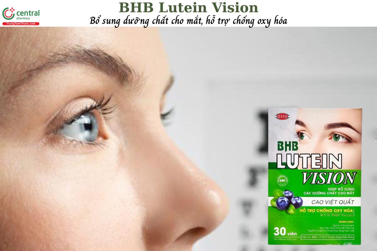 Bhb Lutein Vision - Bổ sung dưỡng chất cho mắt, hỗ trợ chống oxy hóa