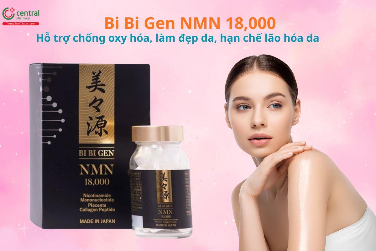 Bi Bi Gen NMN 18,000 làm hạn chế lão hóa da, chống oxy hóa