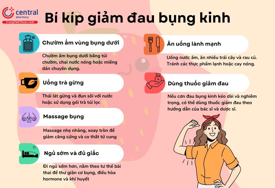 Bí kíp giảm đau bụng kinh
