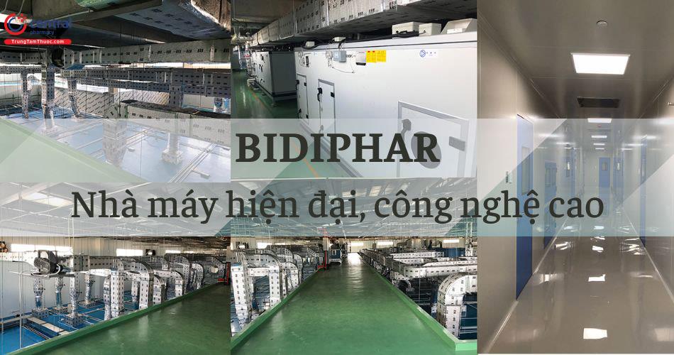 Công ty Bidiphar với nhà máy hiện đại