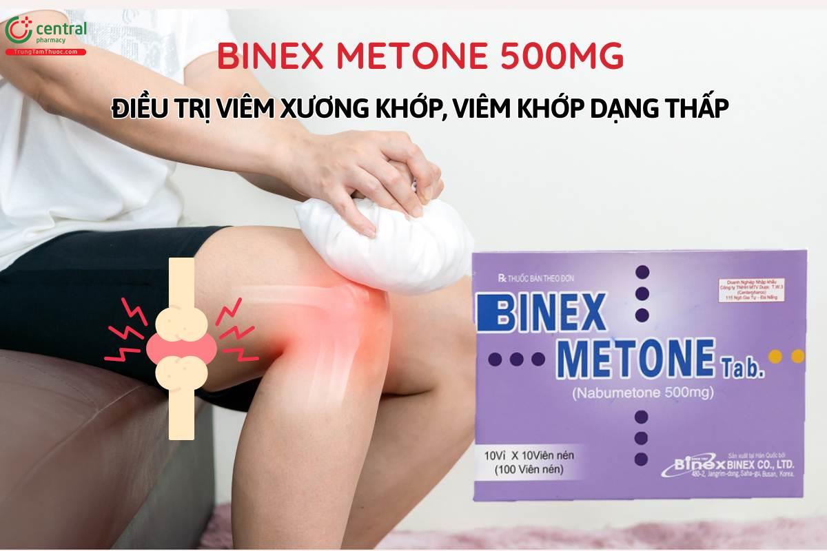 Chỉ định của thuốc Binex Metone 500mg