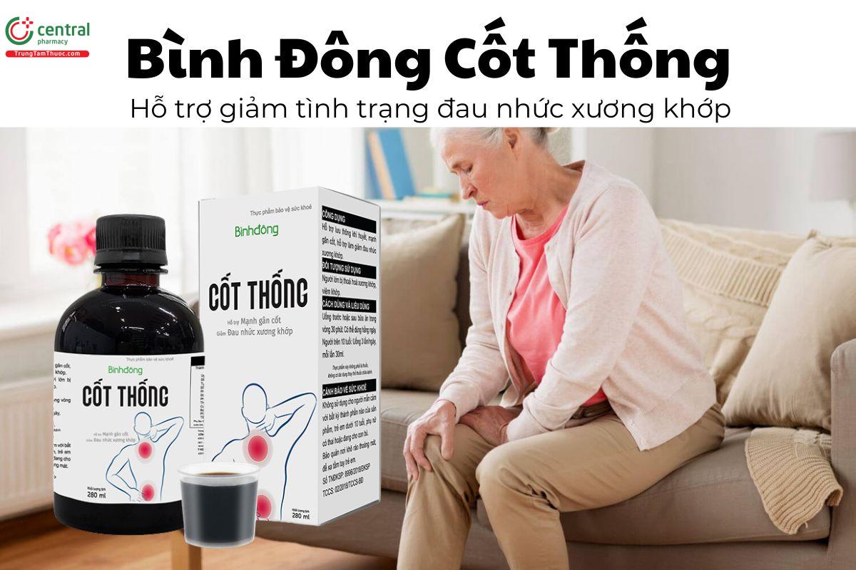 Bình Đông Cốt Thống - Hỗ trợ giảm tình trạng đau nhức xương khớp