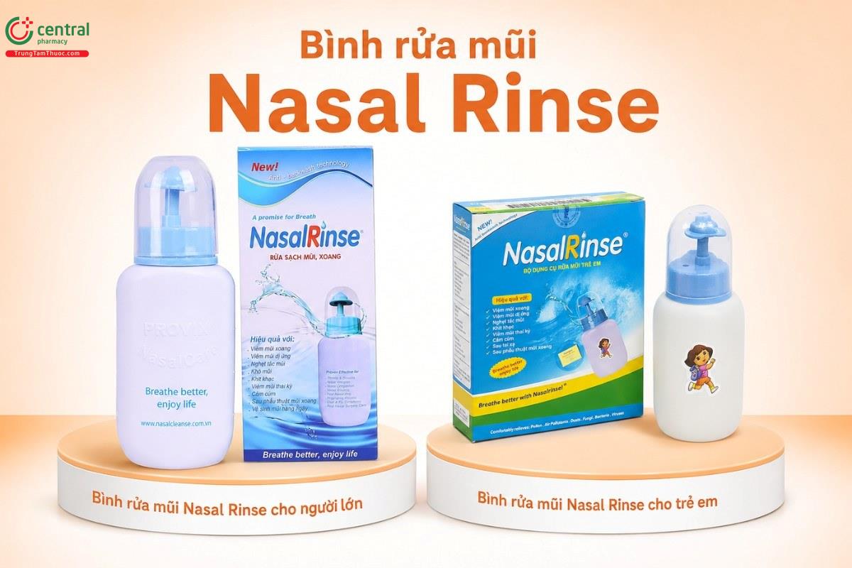 Bình rửa mũi Nasal Rinse
