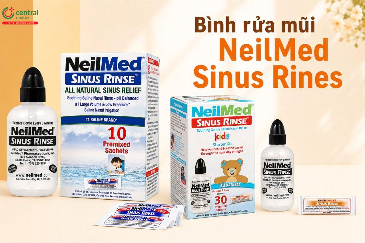Bình rửa mũi NeilMed
