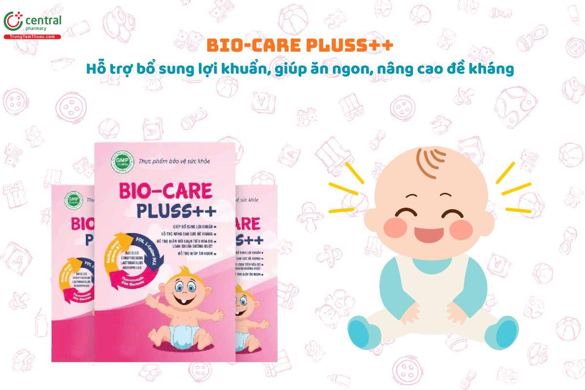 Bio-Care Pluss++ bổ sung lợi khuẩn, giúp cân bằng vi sinh đường ruột