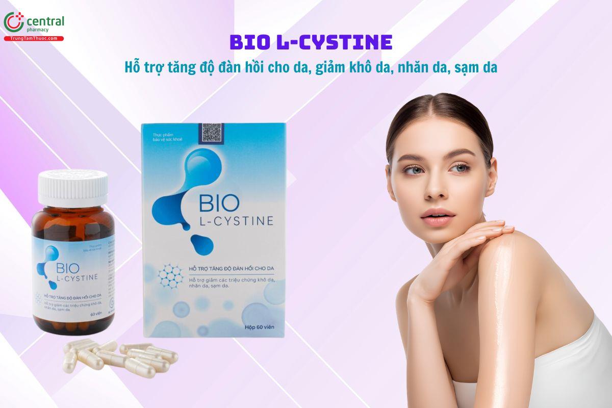 Bio L-Cystine giúp tăng độ đàn hồi cho da, giảm khô da, nhăn da