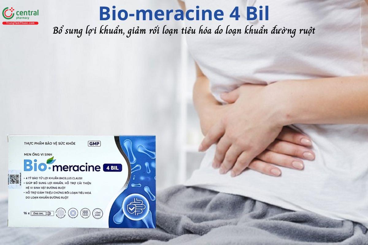 Bio-meracine 4 Bil - Bổ sung lợi khuẩn, giảm triệu chứng rối loạn tiêu hóa