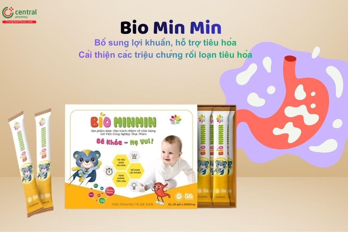 Bio Min Min bổ sung lợi khuẩn, hỗ trợ tiêu hóa khỏe mạnh