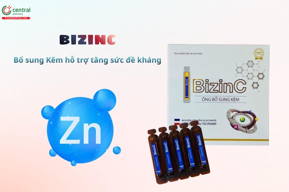 BizinC bổ sung kẽm hỗ trợ nâng cao sức đề kháng cho cơ thể
