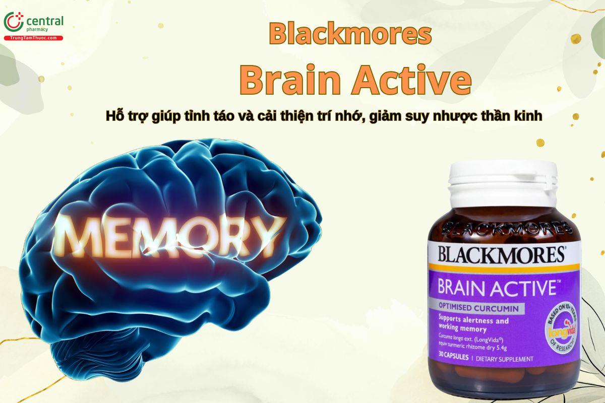 Viên uống Blackmores Brain Active  bổ não, tăng cường trí nhớ