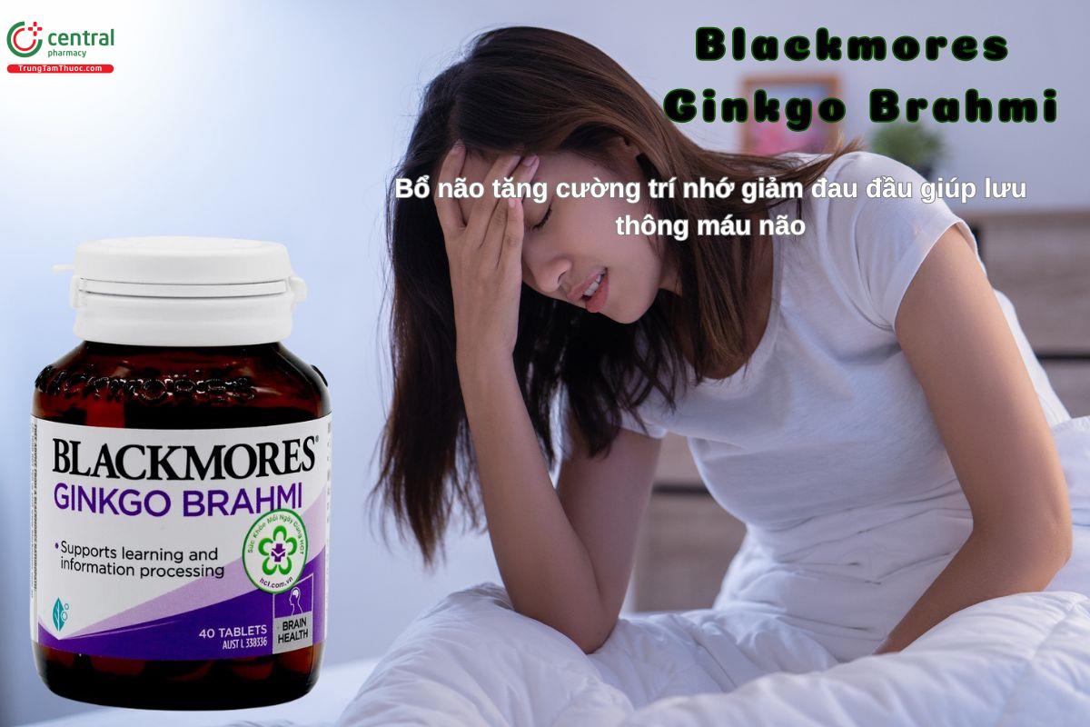 Viên uống Blackmores Ginkgo Brahmi giúp tăng cường trí nhớ