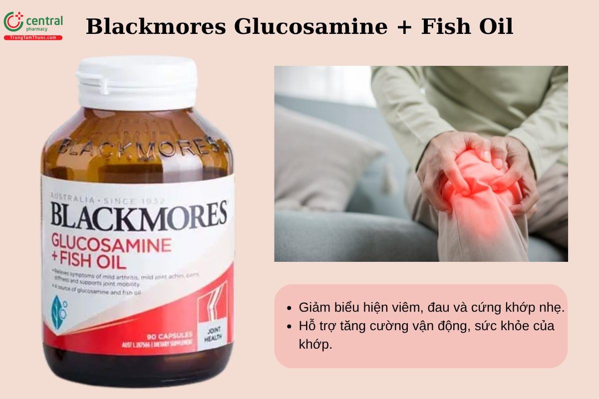 Công dụng của Blackmores Glucosamine + Fish Oil