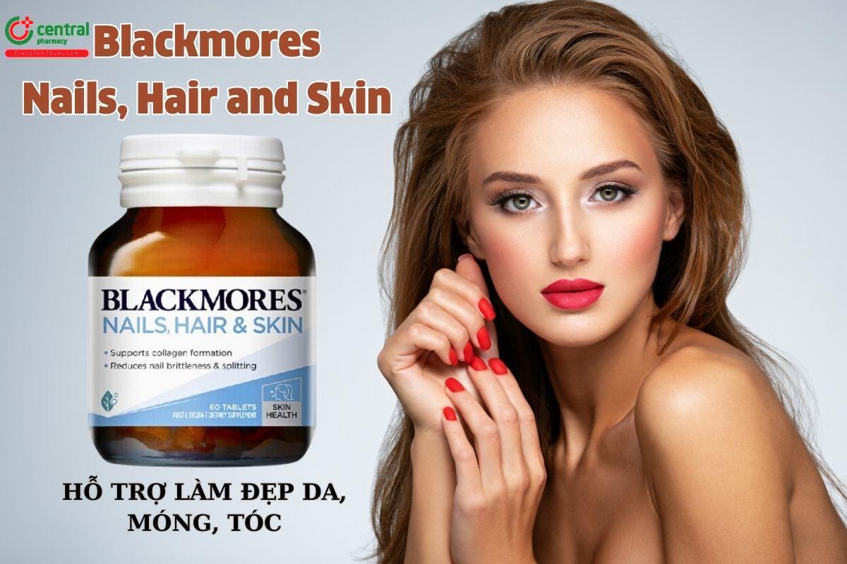 Viên uống Blackmores Nail, Hair and Skin hỗ trợ làm đẹp da, móng, tóc