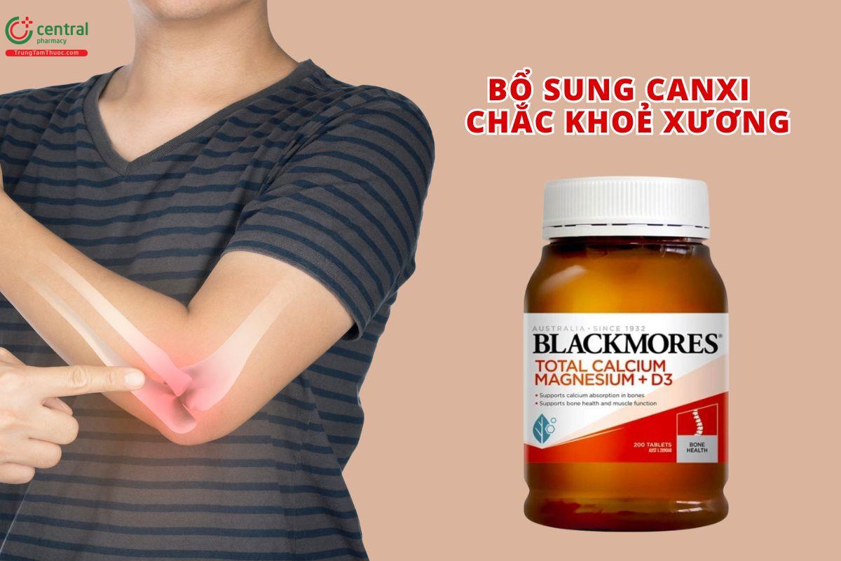 Công dụng Blackmores Total Calcium Magnesium + D3