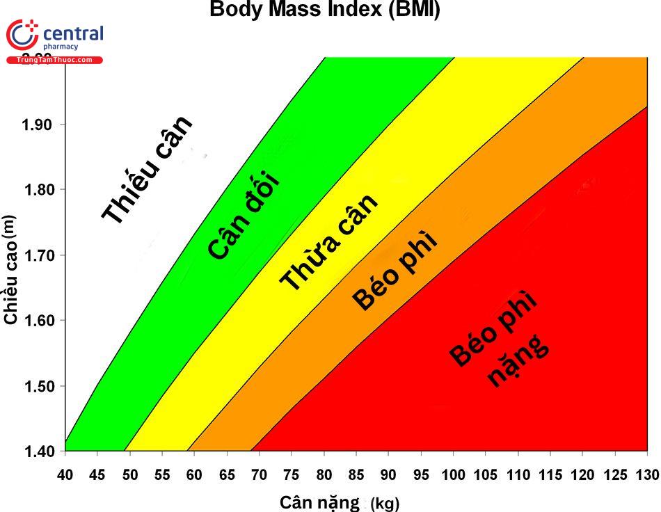 Tính BMI theo chiều cao và cân nặng