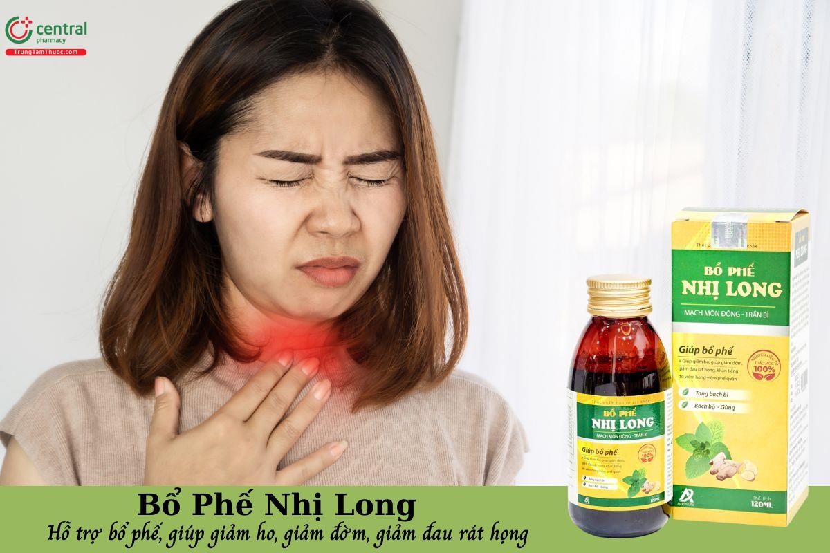 Bổ Phế Nhị Long - Hỗ trợ bổ phế, giảm ho, giảm đờm