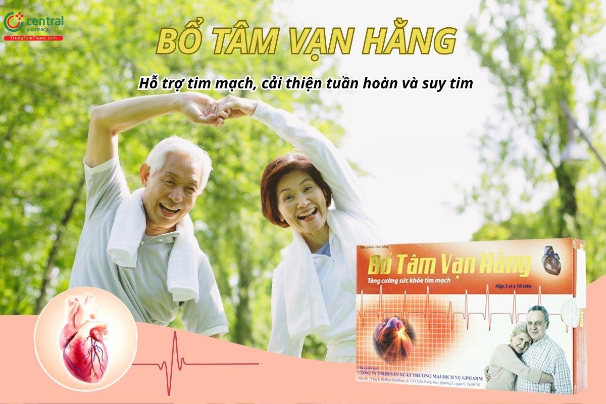 Bổ Tâm Vạn Hằng - Hỗ trợ tim mạch, cải thiện tuần hoàn và suy tim