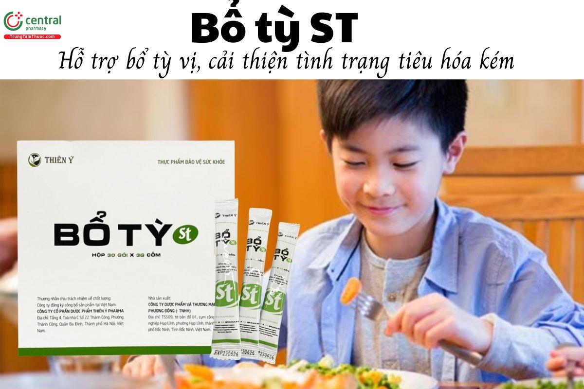 Bổ tỳ ST - Hỗ trợ bổ tỳ vị, cải thiện tình trạng tiêu hóa kém