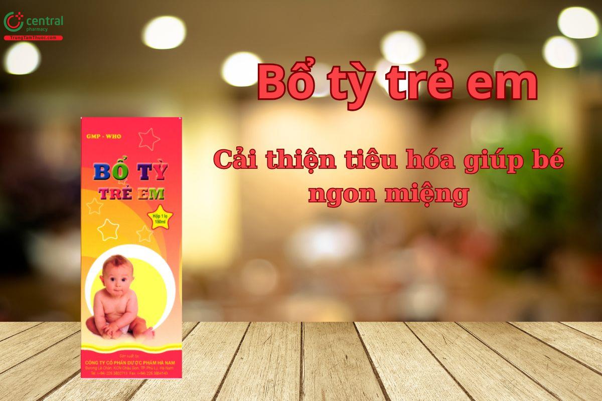 Bổ tỳ trẻ em dược phẩm Hà Nam