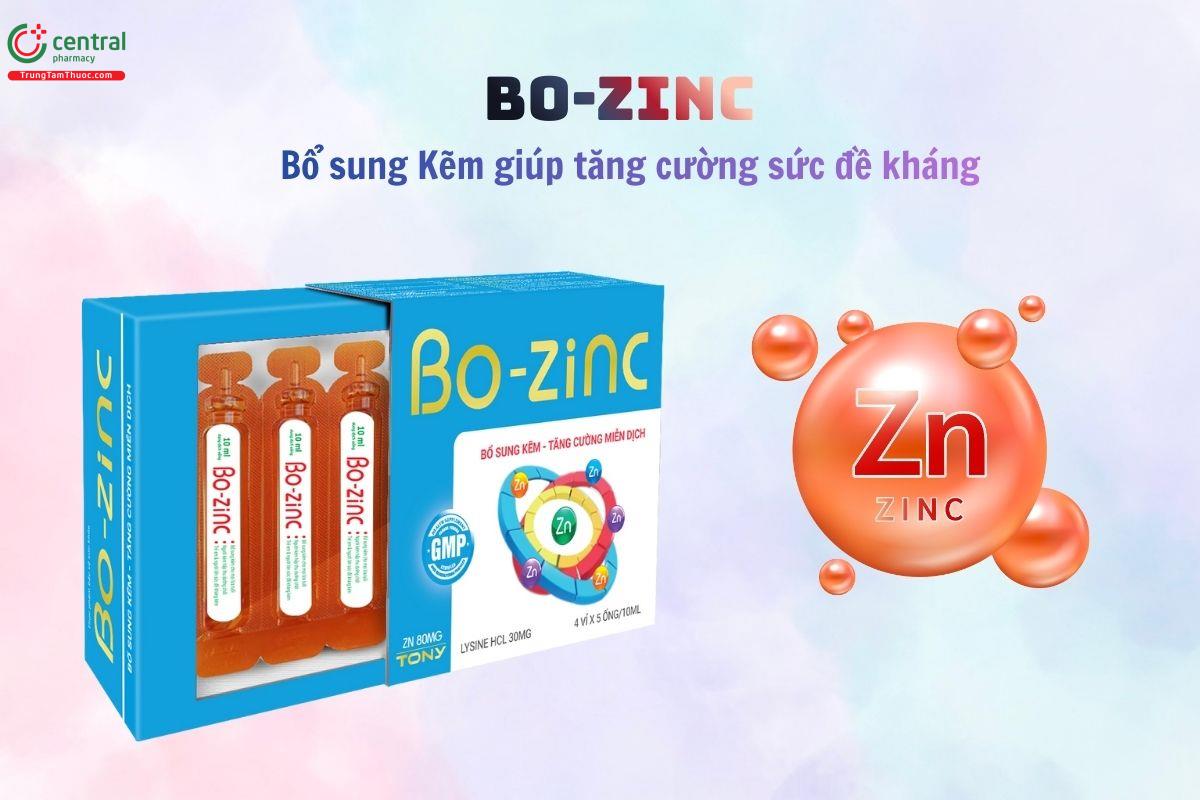 Bo-Zinc - Bổ sung Kẽm, tăng cường miễn dịch cho cơ thể