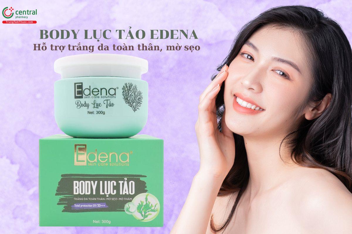 Kem bôi Body Lục Tảo Edena - Làm trắng da toàn thân, mờ thâm