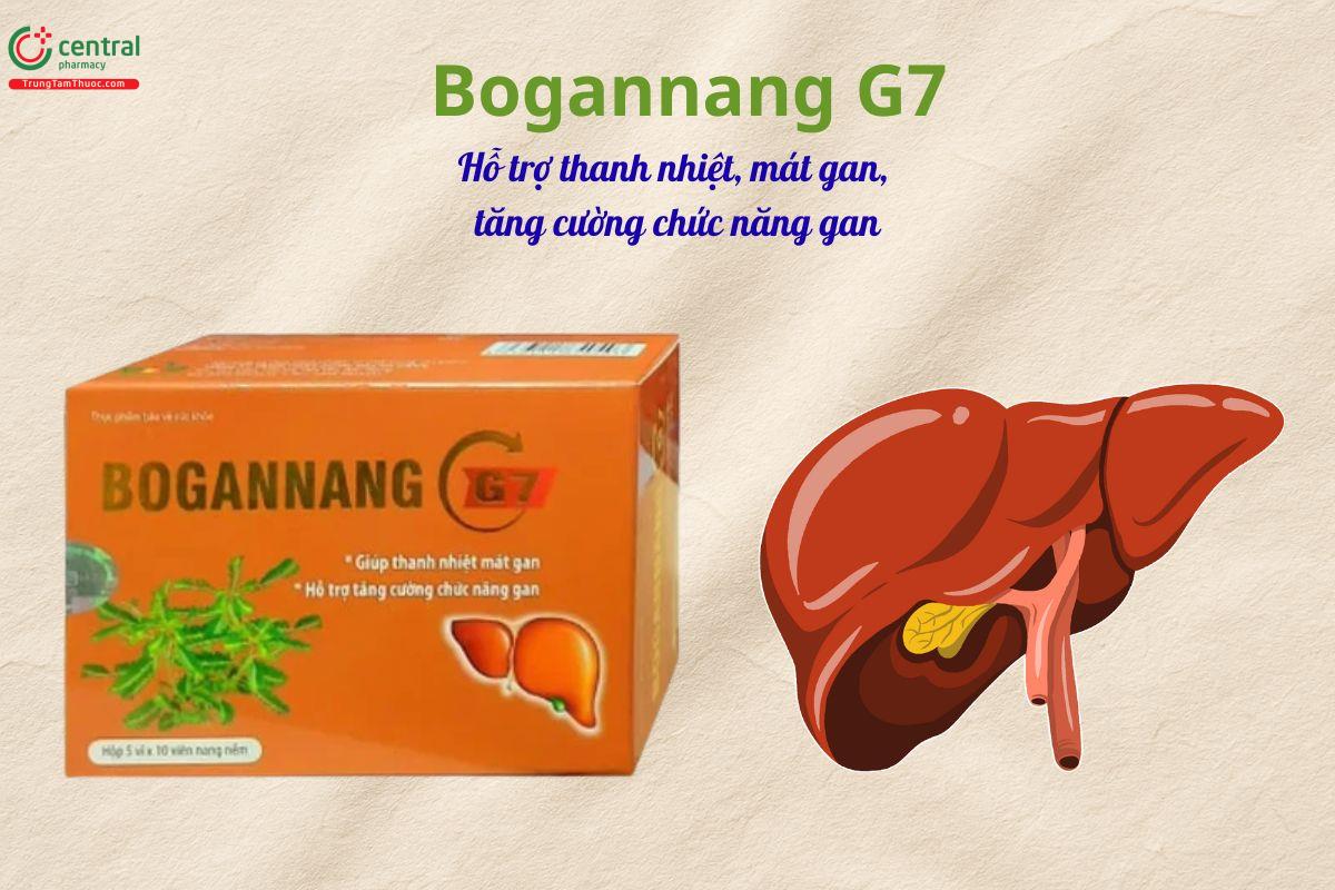 Bogannang G7 hỗ trợ giải độc gan, tăng cường chức năng gan