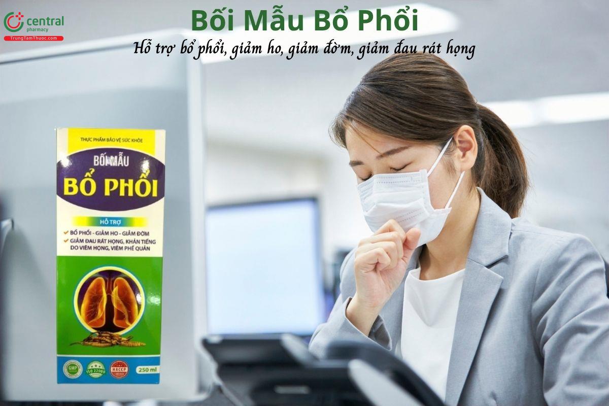 Bối Mẫu Bổ Phổi -  Hỗ trợ giảm ho, giảm đờm, giảm đau rát họng