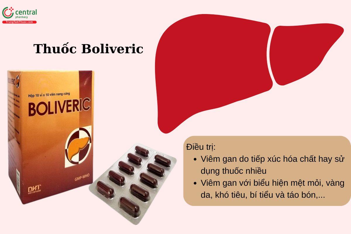 Chỉ định của thuốc Boliveric