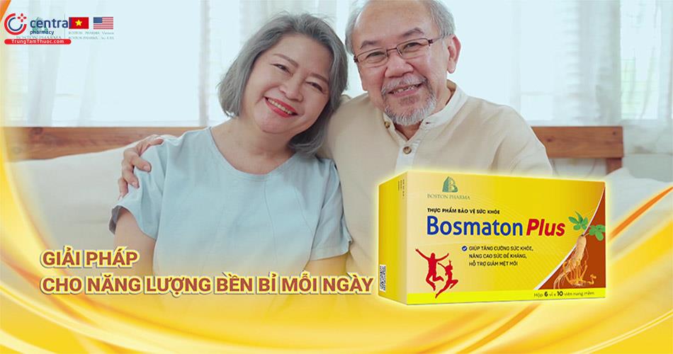 Bosmaton Plus - tăng cường sức khỏe cho cả gia đình
