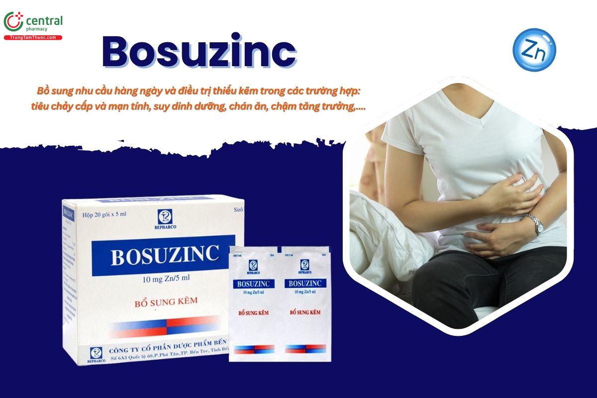 Thuốc Bosuzinc Bepharco có tác dụng gì?