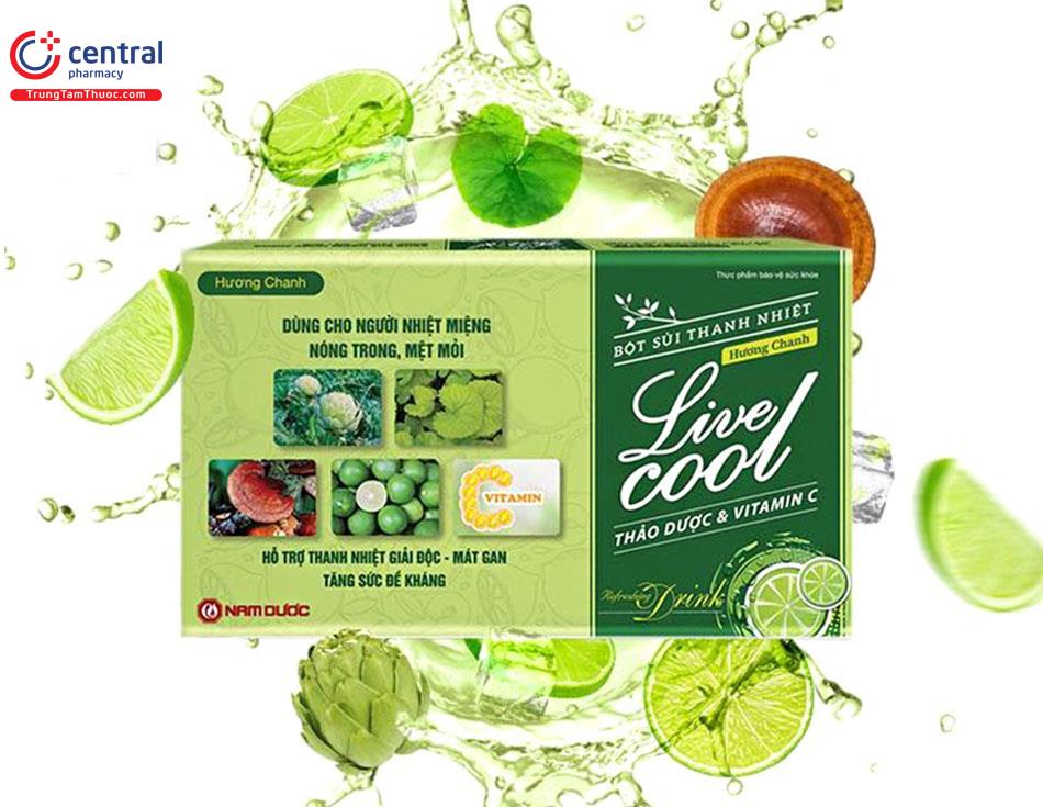 Bột Sủi Thanh Nhiệt Livecool (Hương Chanh)