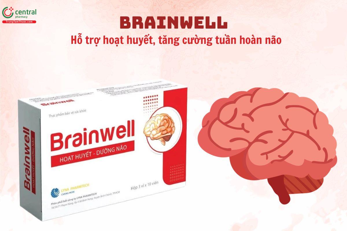 Brainwell hỗ trợ lưu thông máu, giúp tăng cường tuần hoàn não