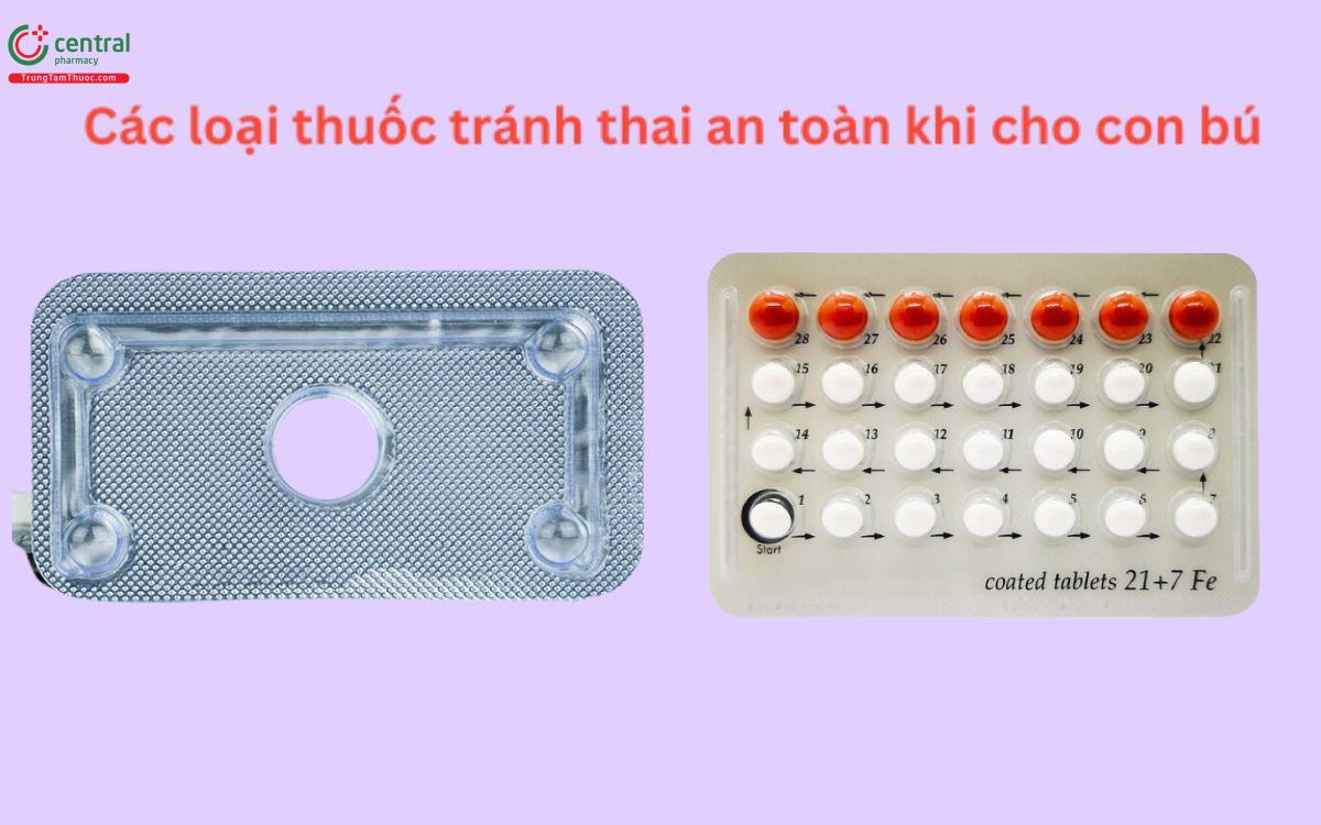 Thuốc tránh thai cho phụ nữ cho con bú