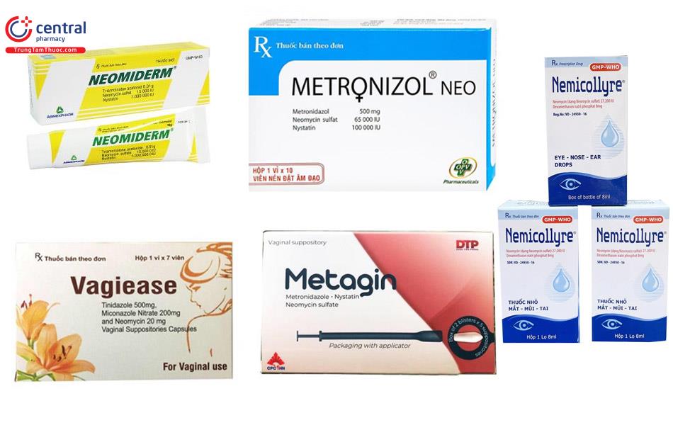 Các thuốc có chứa Neomycin