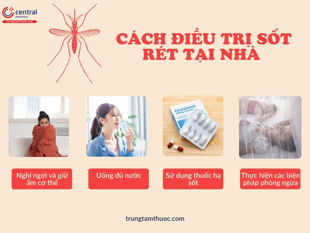 Cách điều trị sốt rét tại nhà 