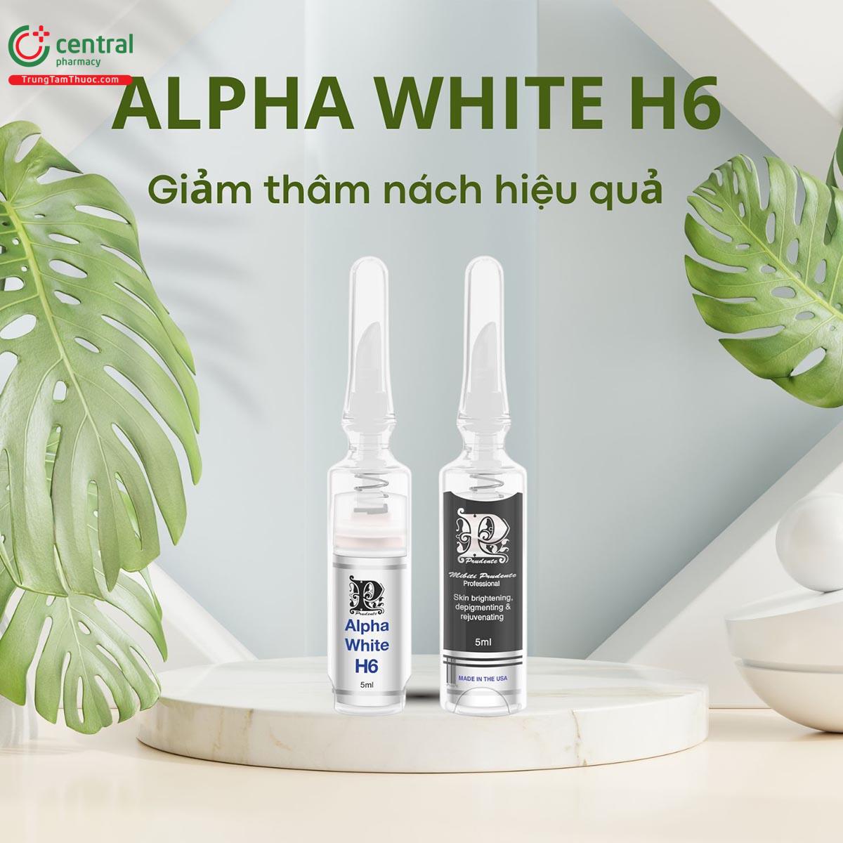 Kem trị thâm nách Mibiti Prudente Nuwhite H6 (Alpha White H6)