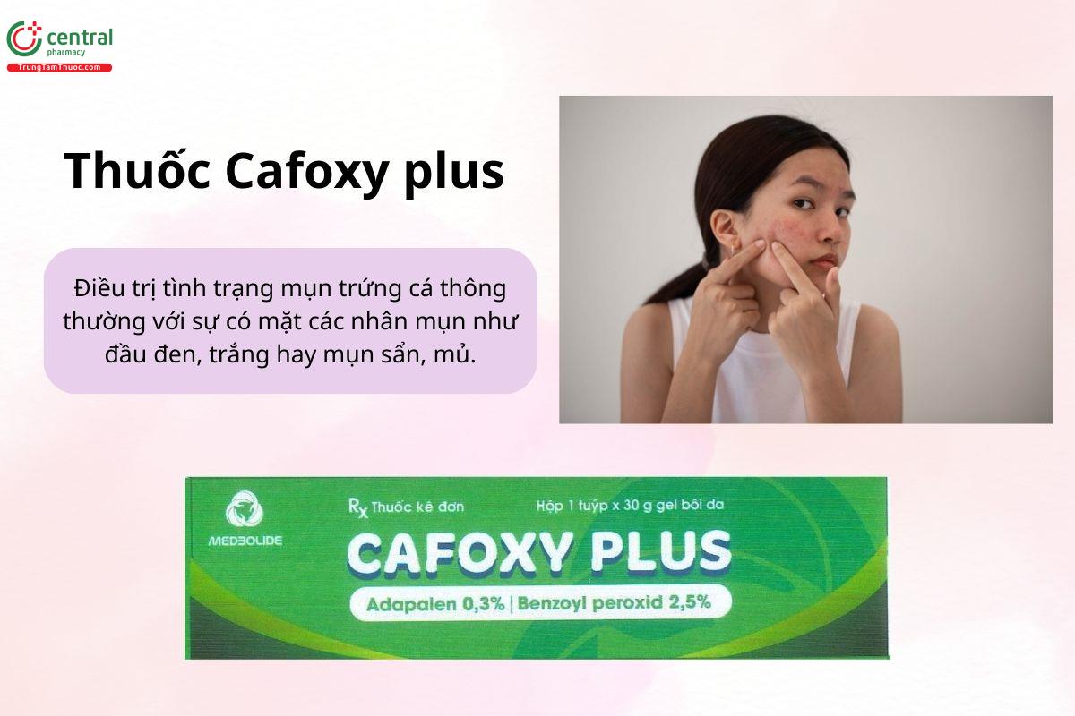 Chỉ định của thuốc Cafoxy plus