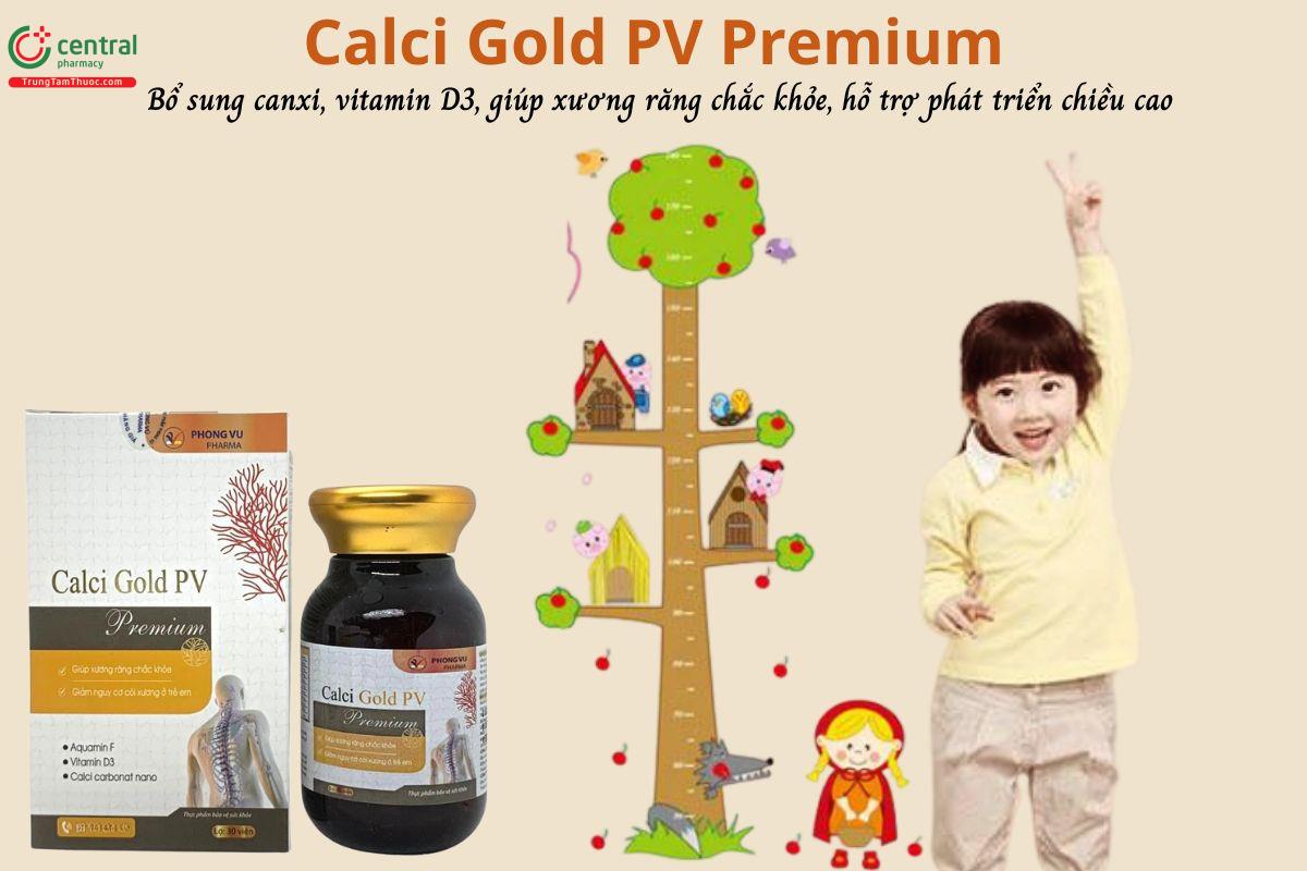 Calci Gold PV Premium - Hỗ trợ phát triển chiều cao, giúp xương chắc khỏe