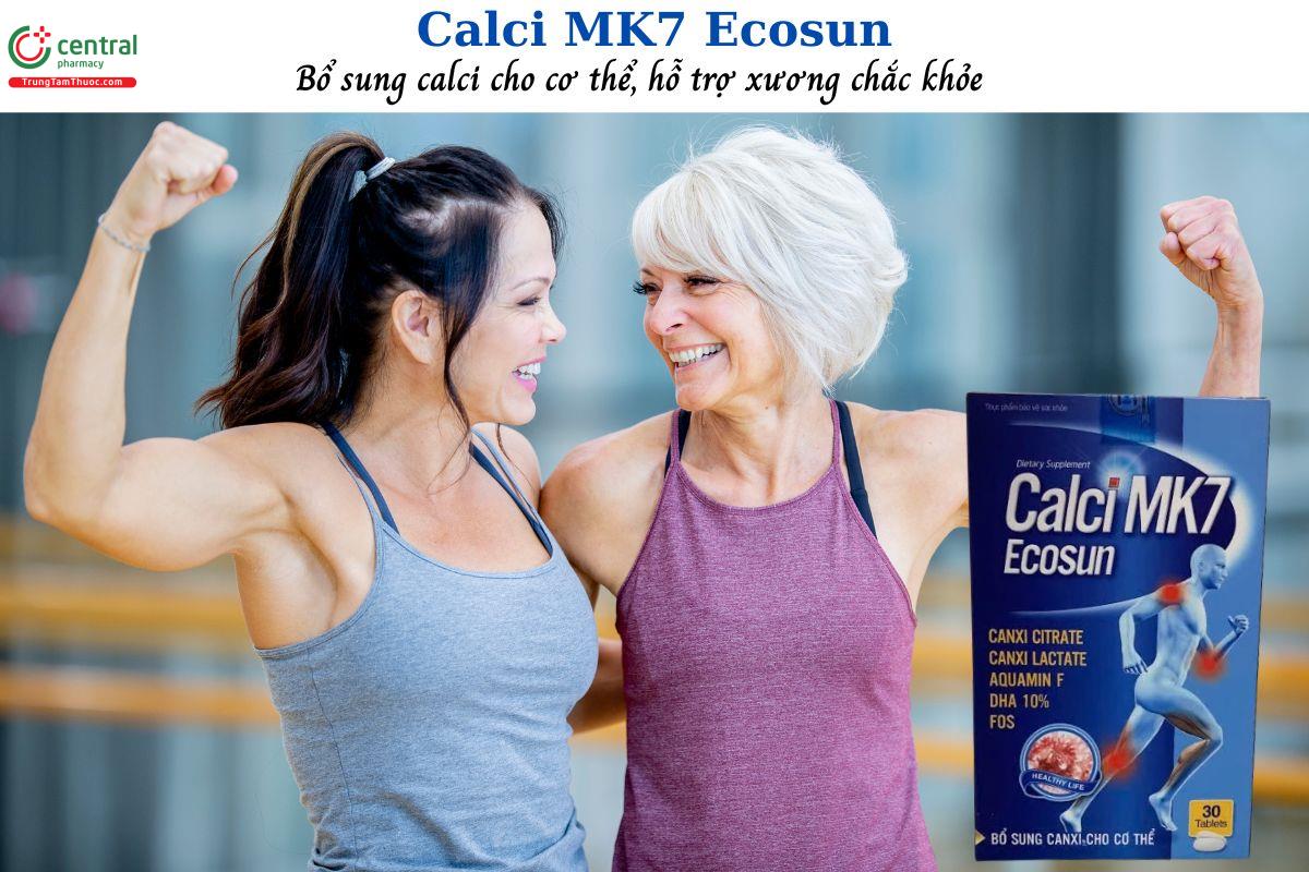 Calci MK7 Ecosun - Bổ sung calci, giúp xương chắc khỏe