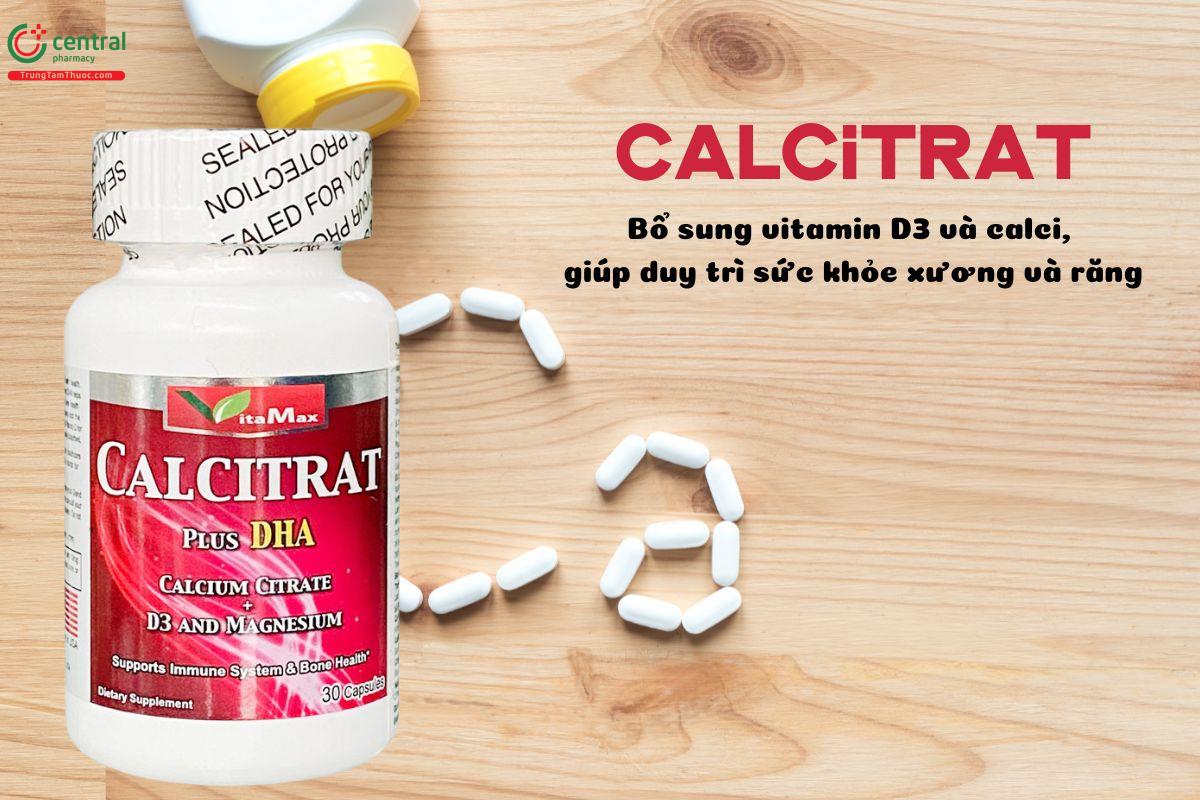 Calcitrat Đỏ Vitamax - Duy trì sức khỏe xương và răng