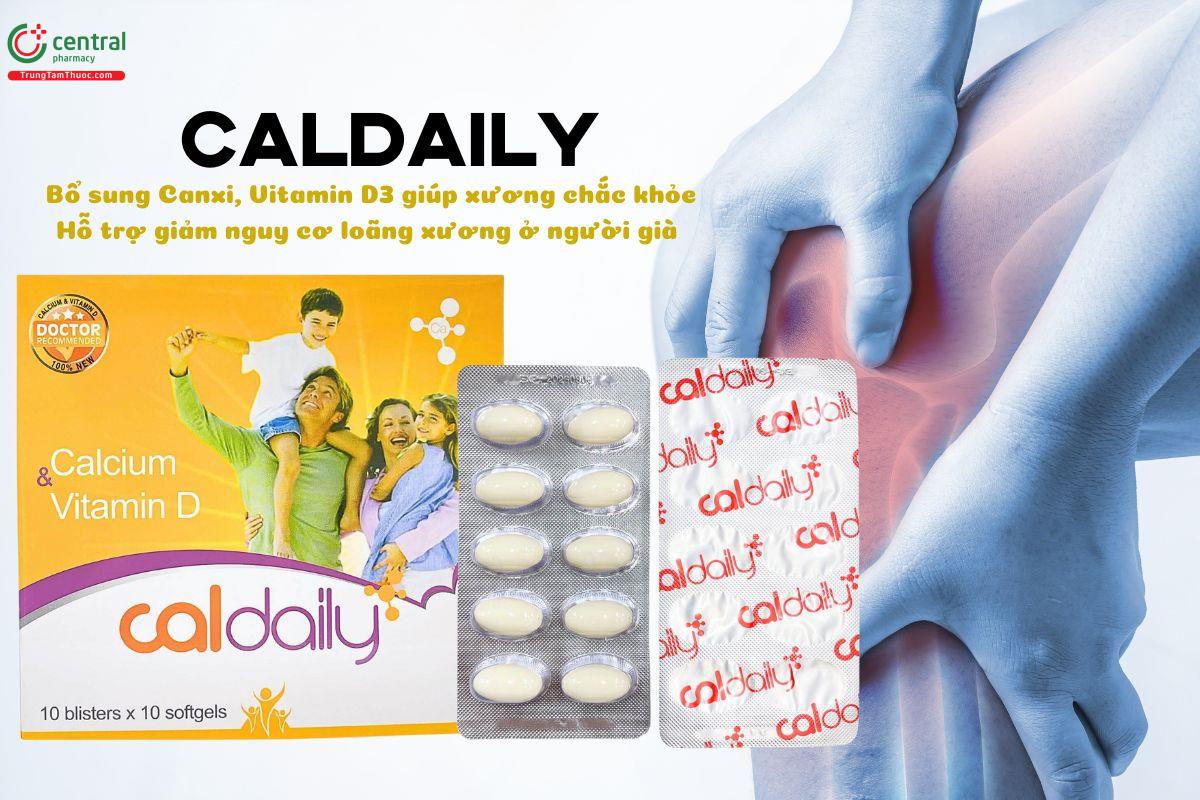 Caldaily ngăn ngừa còi xương ở trẻ và loãng xương ở người lớn